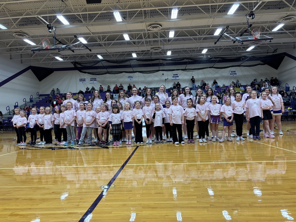 Youth Cheer Clinic participants 