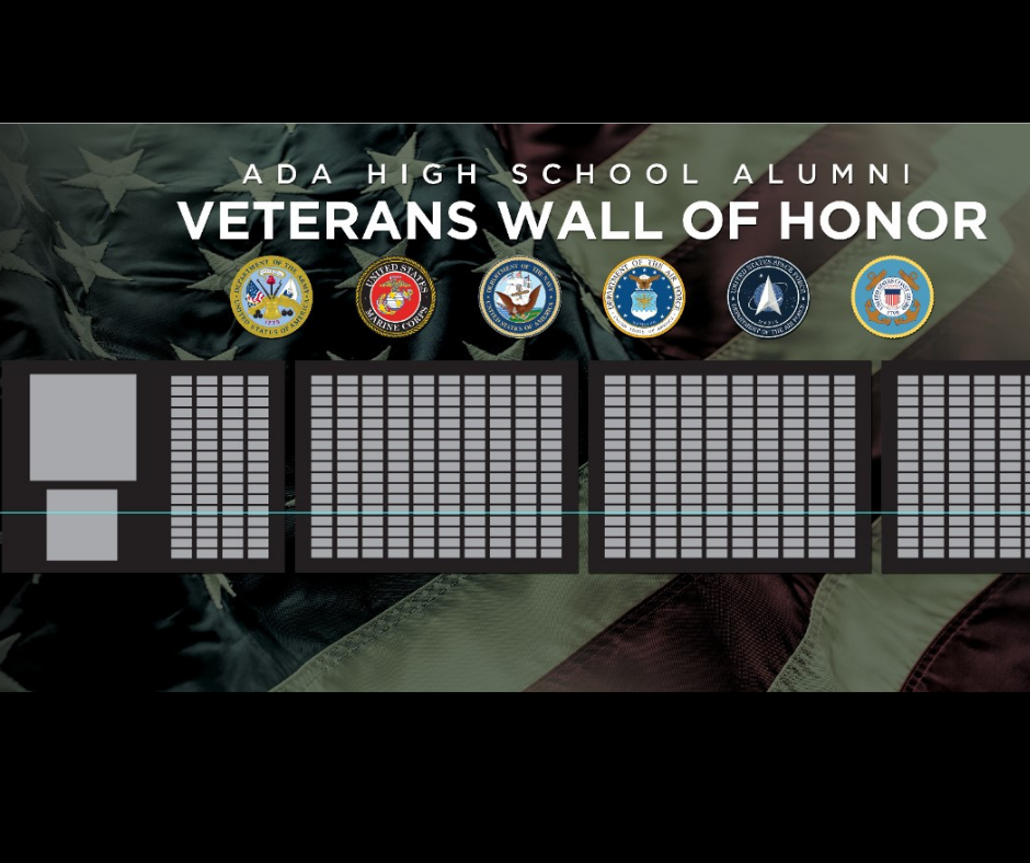 Draft wall graphic for the wall of honor