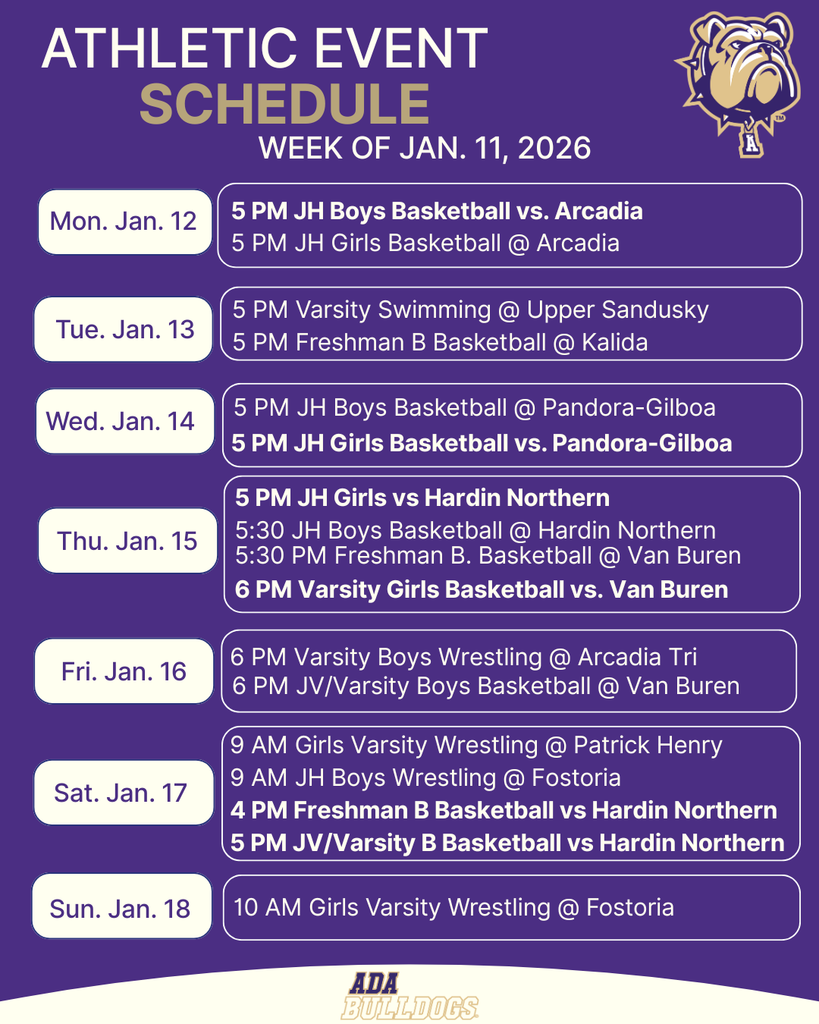 Jan 11 2026 Athletic competitions 