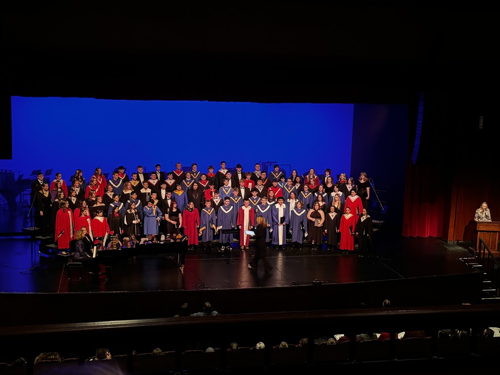 Ada High School band and choir students recently participated in the Ohio Music Education Association (OMEA) District 3 Honor’s Concert