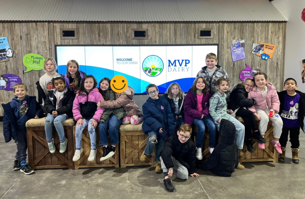 First Grade Field Trip to MVP Dairy