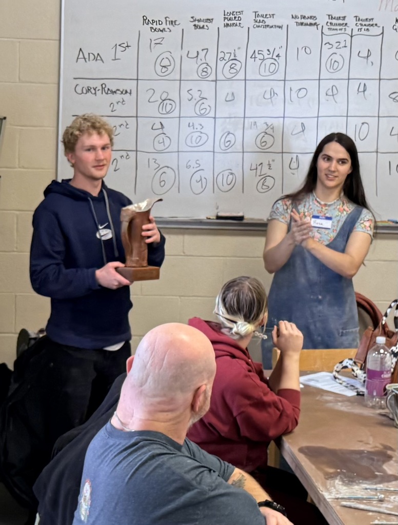 Advanced Ceramic students