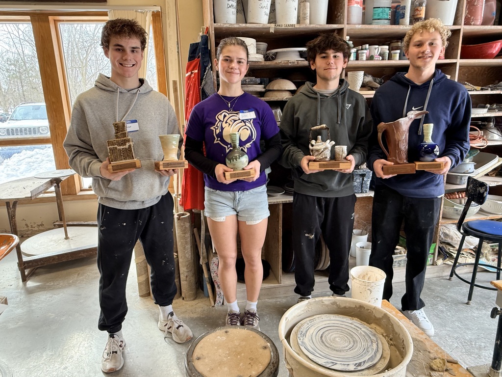  Ada High School Advanced Ceramic students competed in the Bluffton University Pottery Games