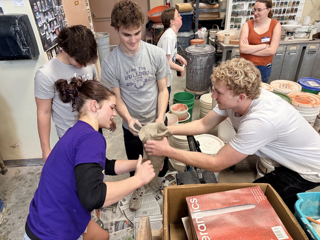  Ada High School Advanced Ceramic students competed in the Bluffton University Pottery Games