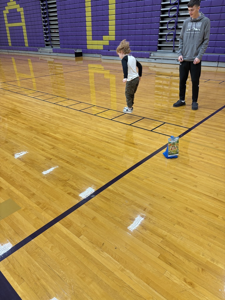 using agility preschool students jumped in and out of boxes