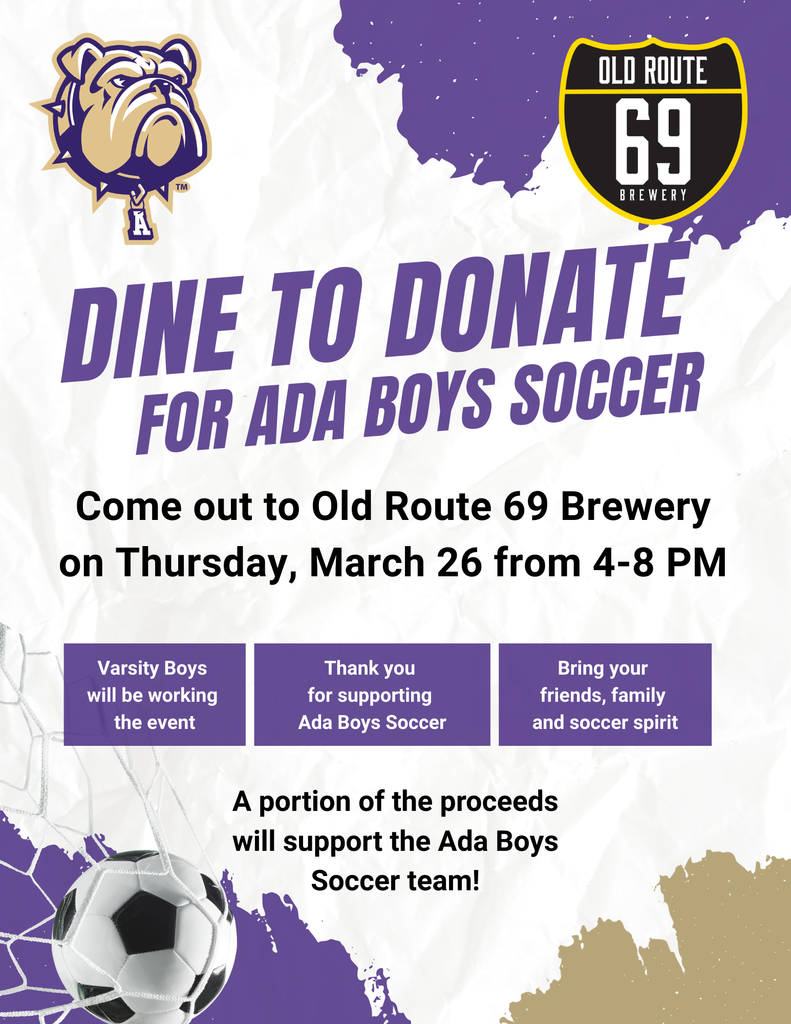 Dine to Donate for Ada Boys Soccer