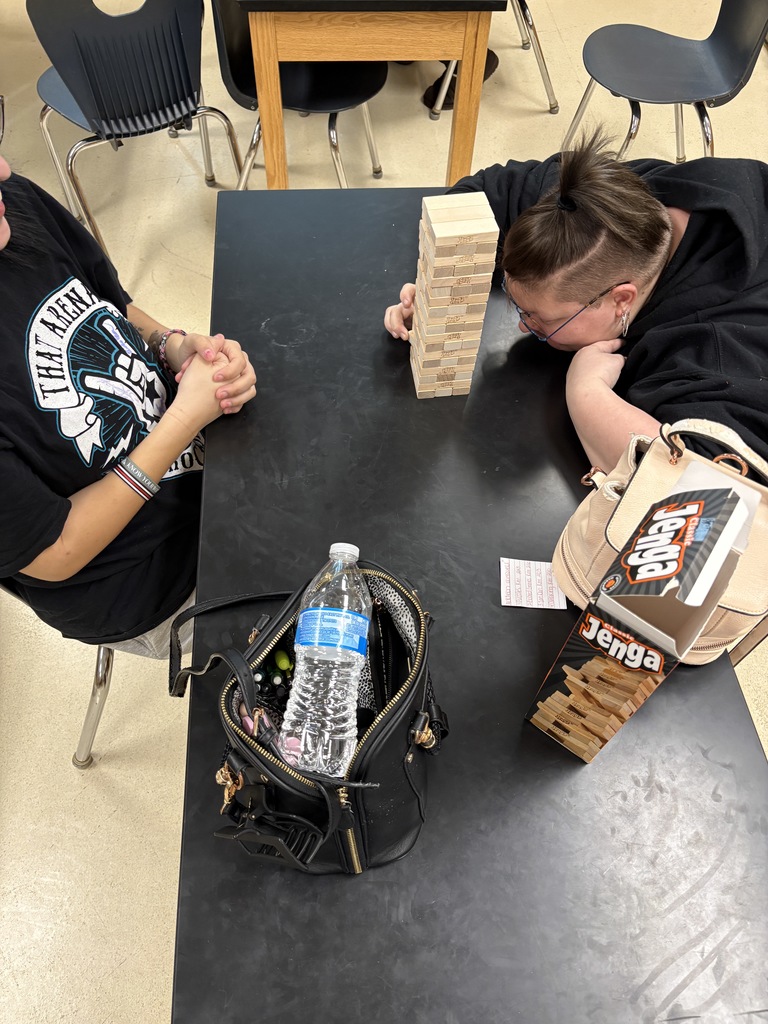 Board games in Mr. Dunn's room