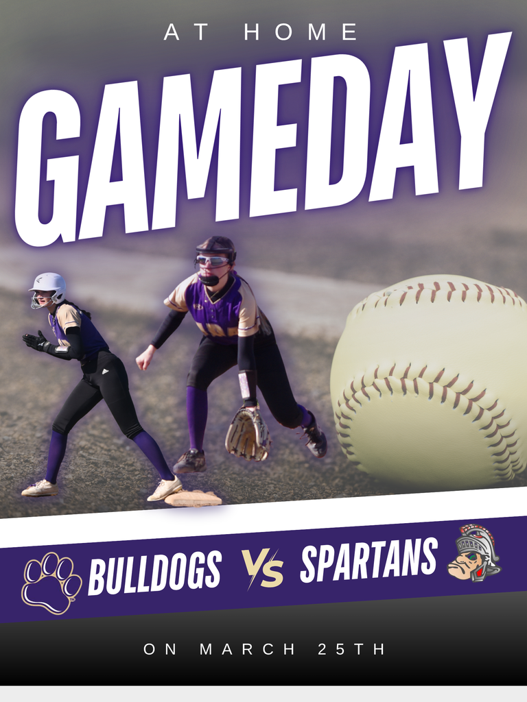 Softball Game Day Graphic for 3/25/26