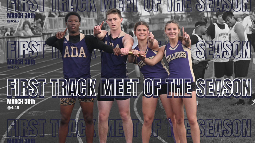 Varsity Track first meet of the season