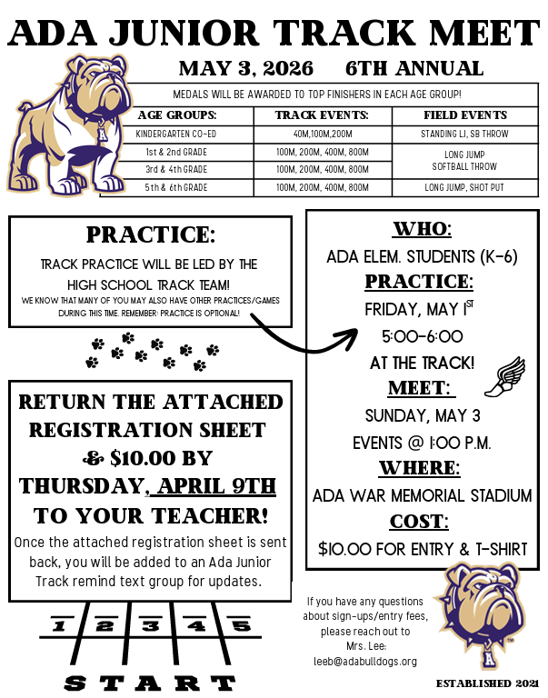 Ada Jr Track Meet