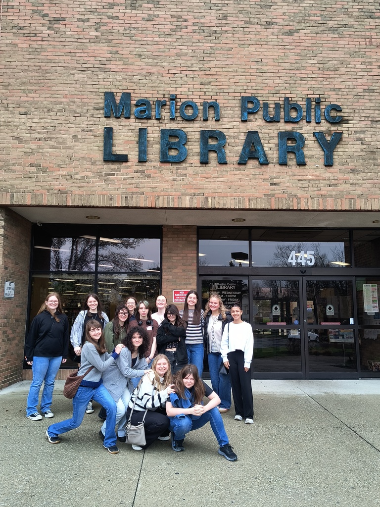 Ada High School Book Club Field trip to Marion