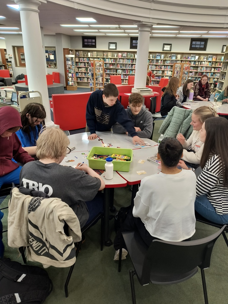 Ada High School Book Club Field trip to Marion