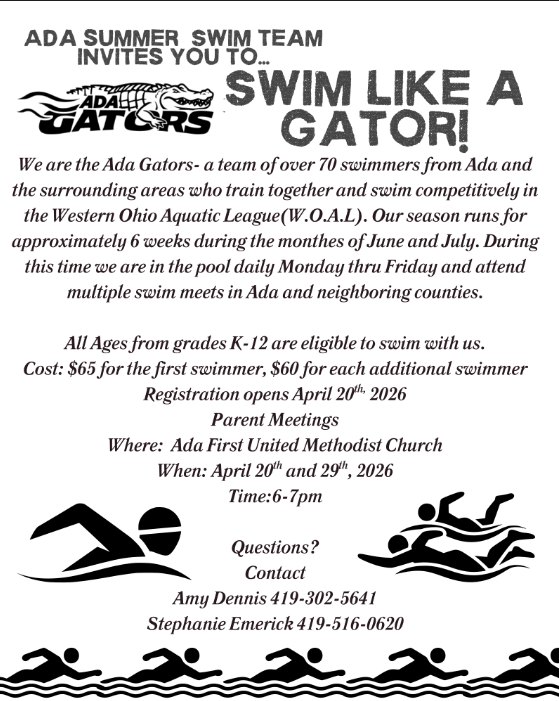 Ada Gators Flyer