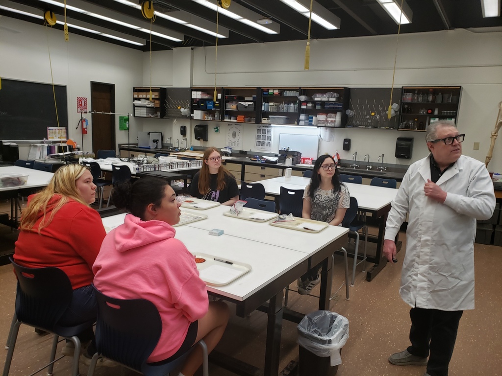 Anatomy & Physiology students recently had an incredible hands-on learning experience at Ohio Northern University during a Science Workshop Da