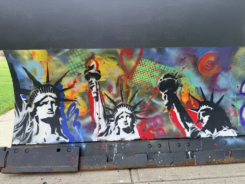 AHS students with their 2026 ODOT plow painted