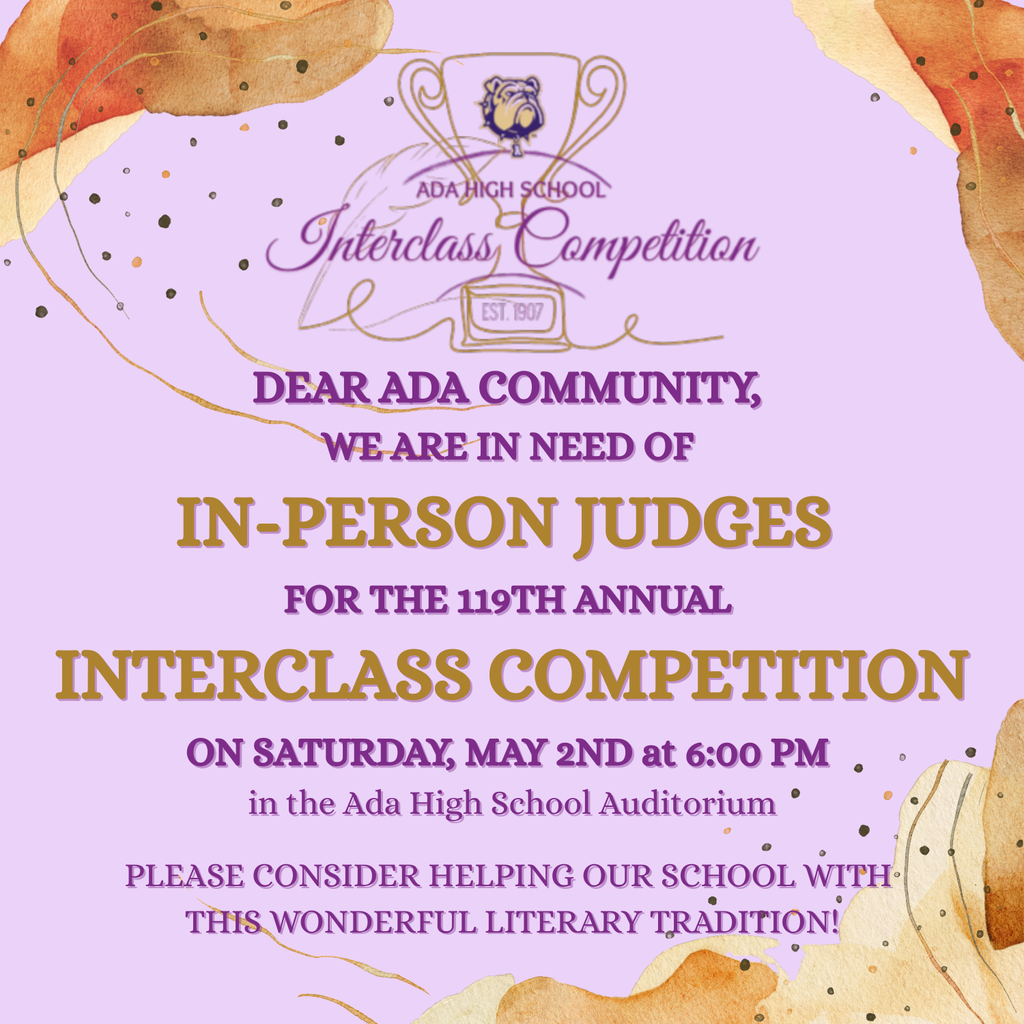 Interclass Judges Needed