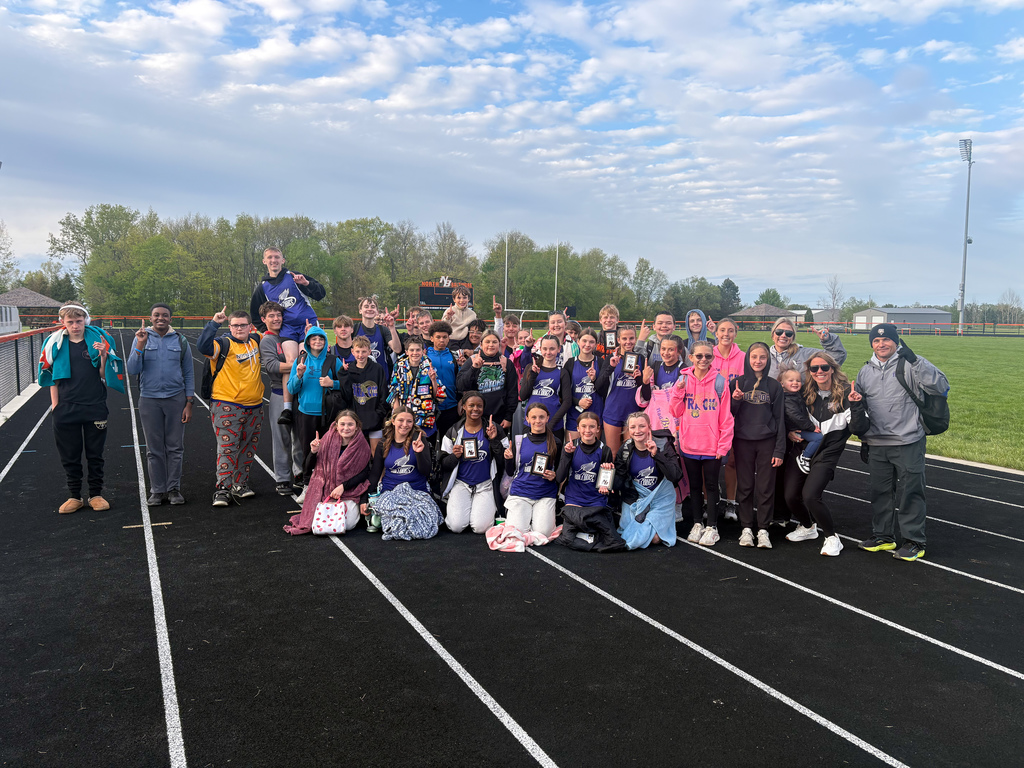 Junior High Track Team Champs picture at North Baltimore Meet