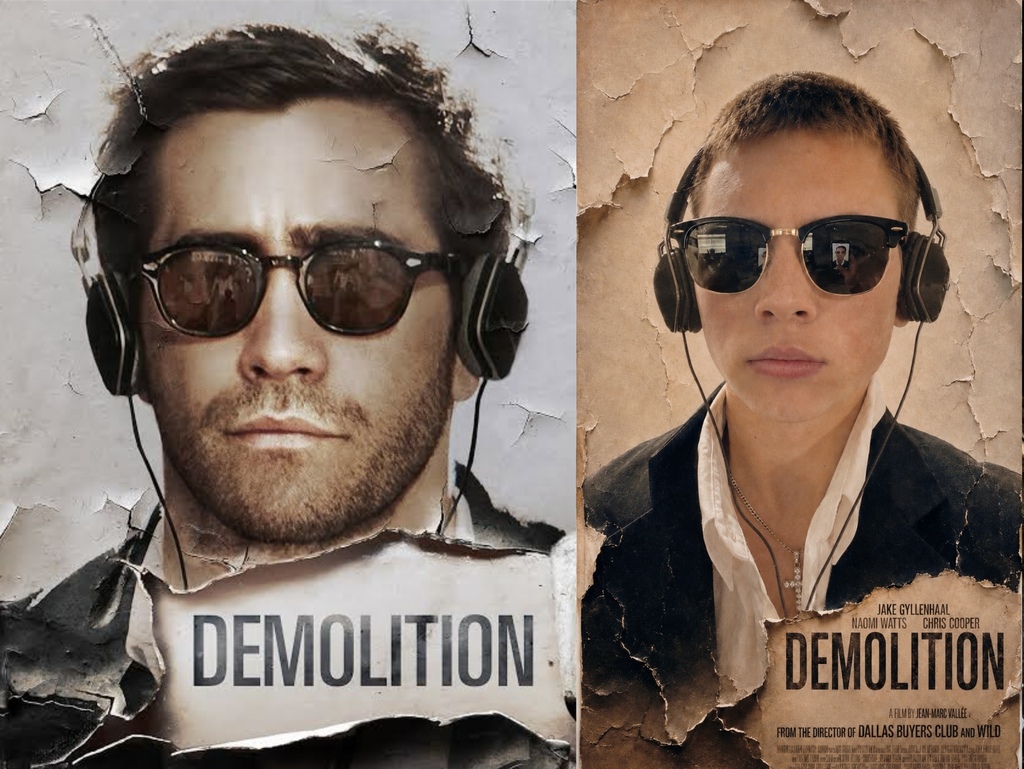 Man with sunglasses and headphone staring into the camera