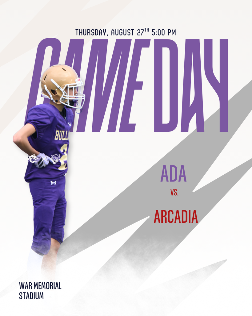 White graphic with a football player standing looking down