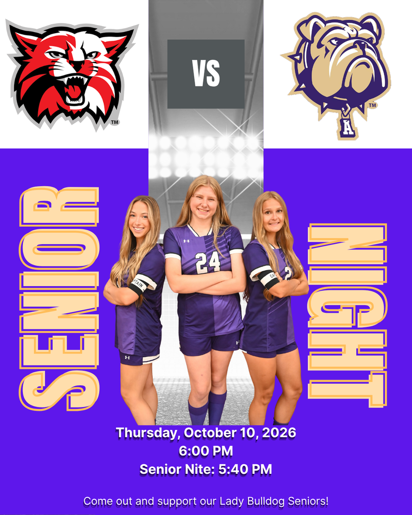blue and white graphic with three girl soccer players