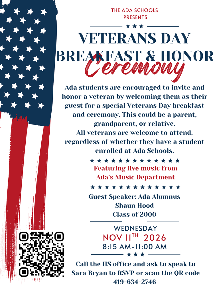 White graphic with an American flag to the left and navy blue and red text to the right