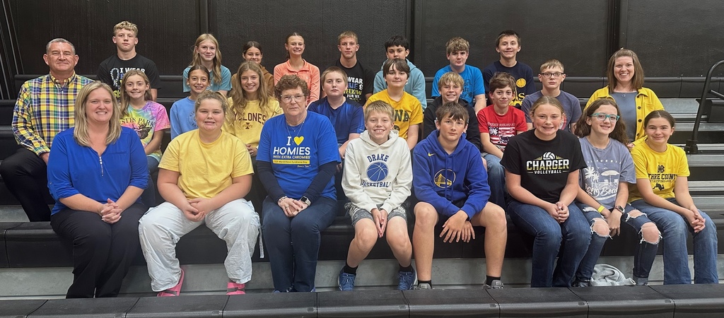 wear blue and yellow