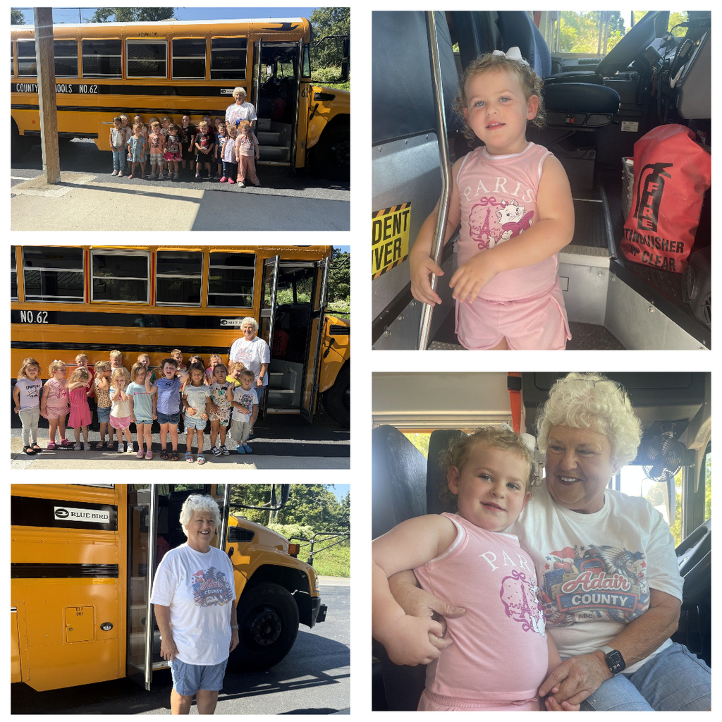 Head Start Bus Training Photo Collage