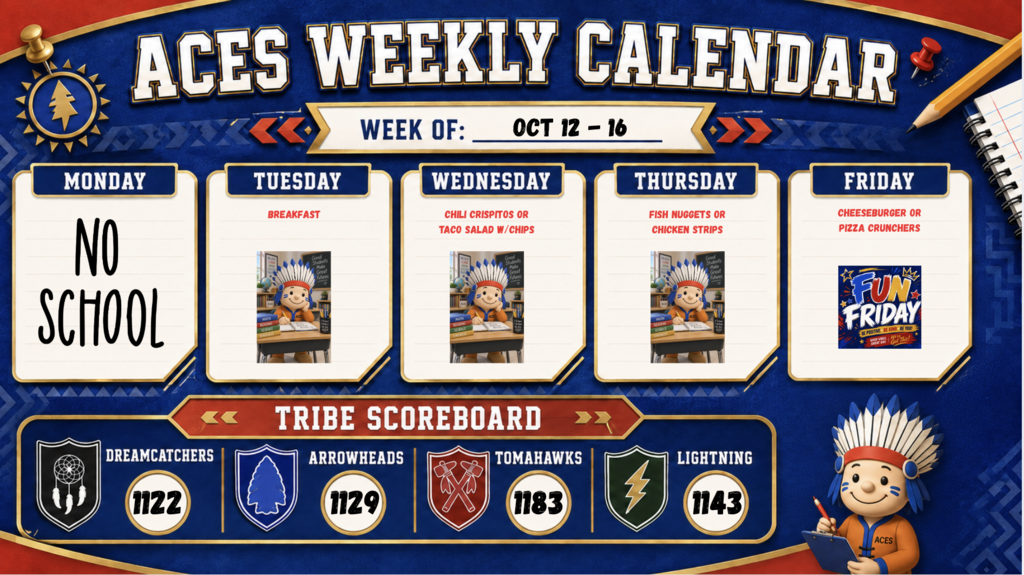 Schedule For The Week