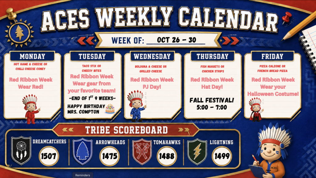Schedule for The Week 