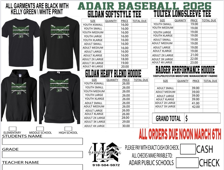 Adair Baseball
