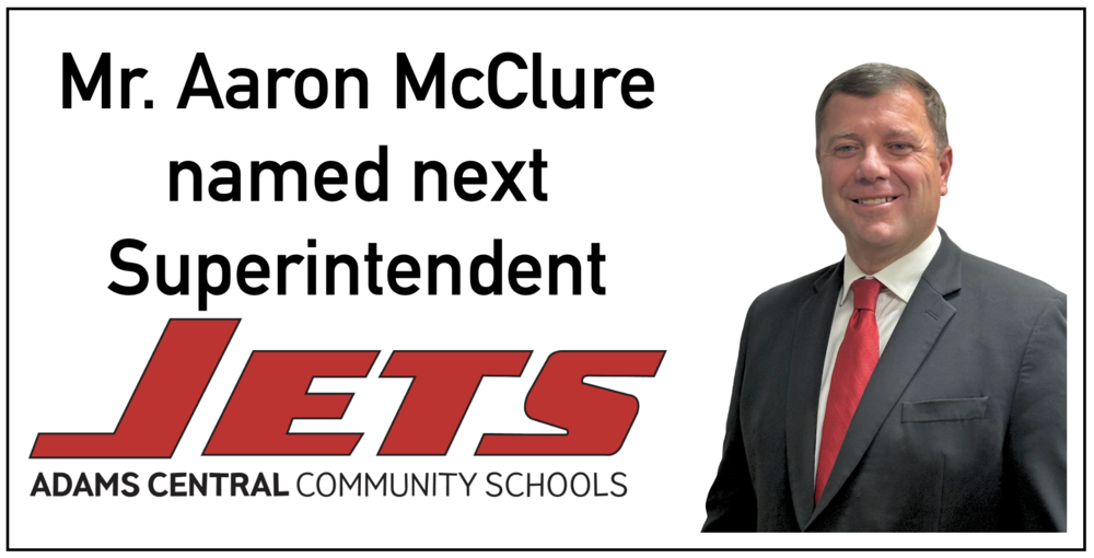 Mr. McClure named next superintendent