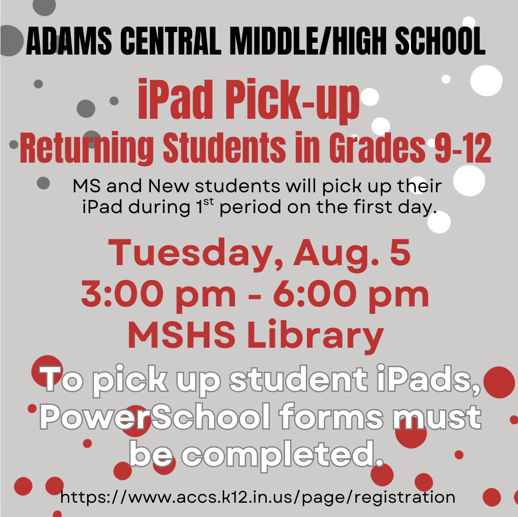 HS iPad pick-up