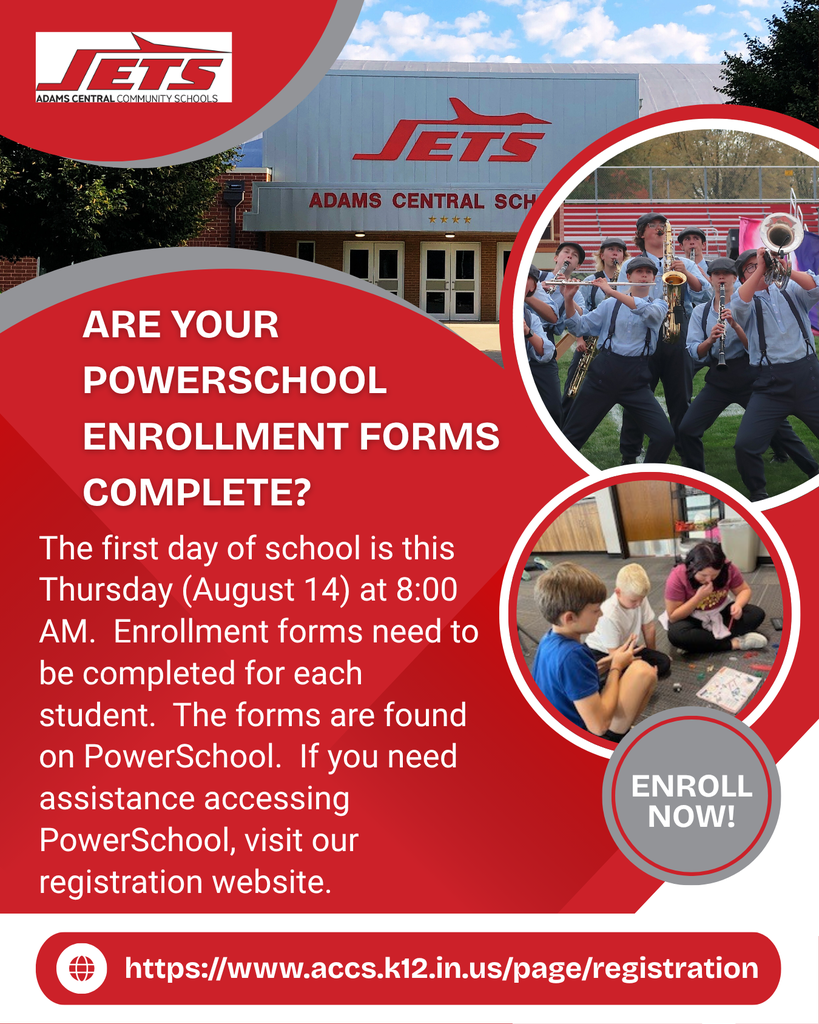 Enrollment forms reminder