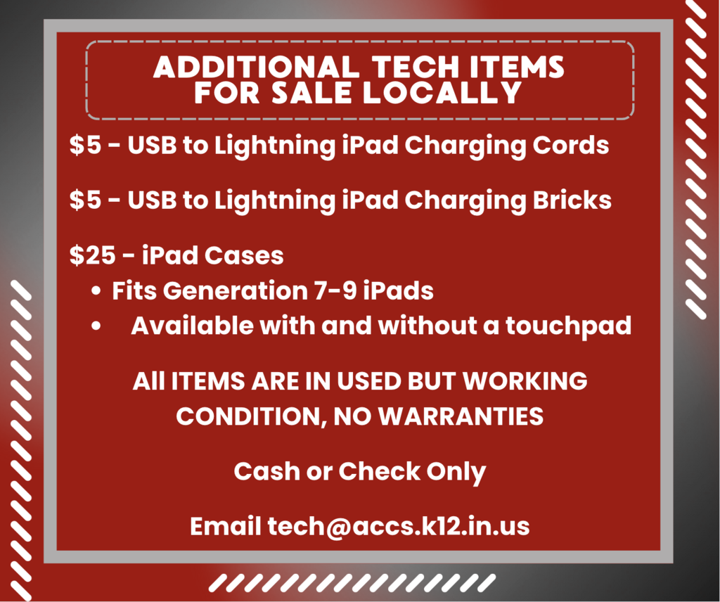 Local items for sale
