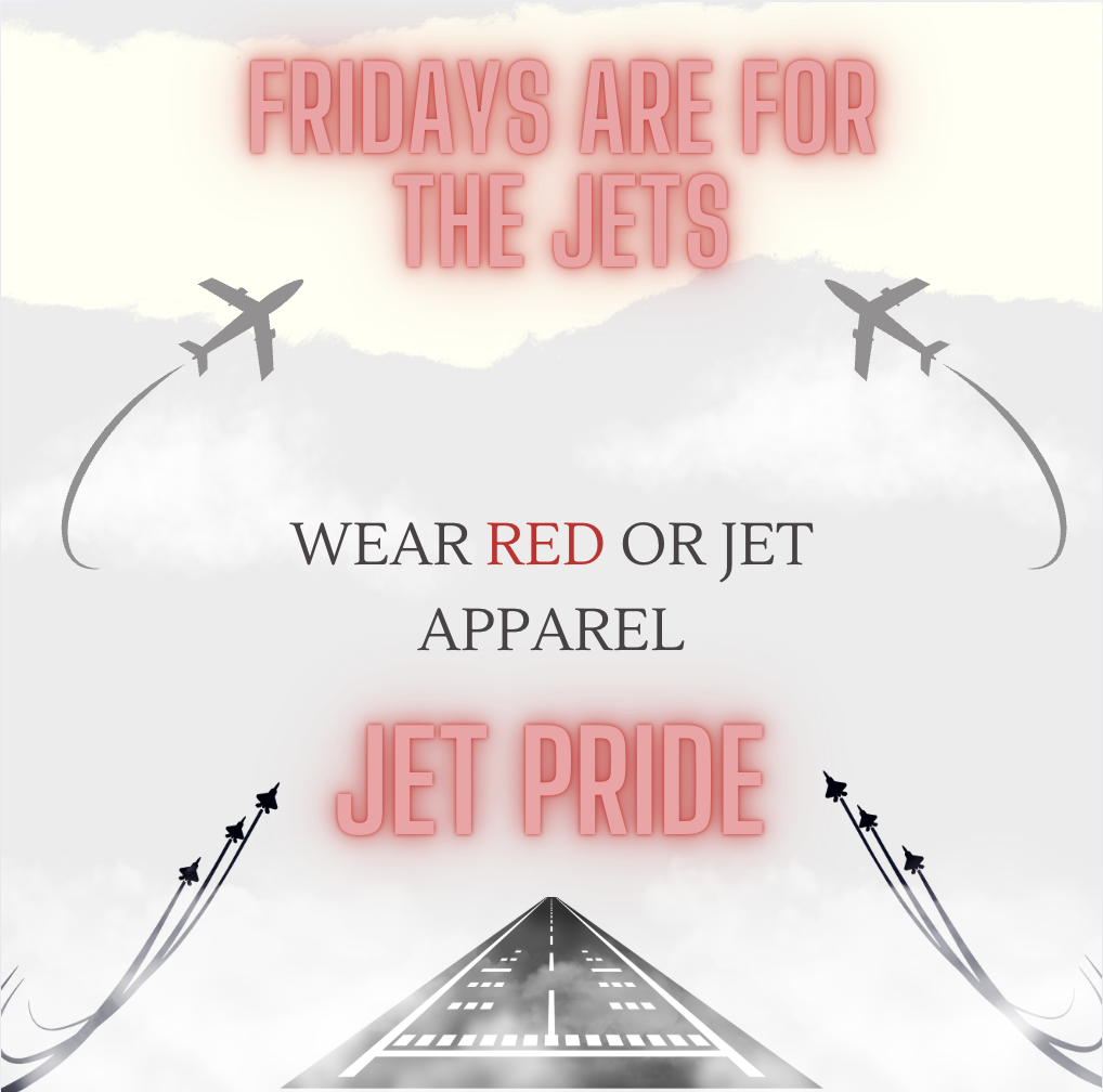 Friday is #jetpride day!