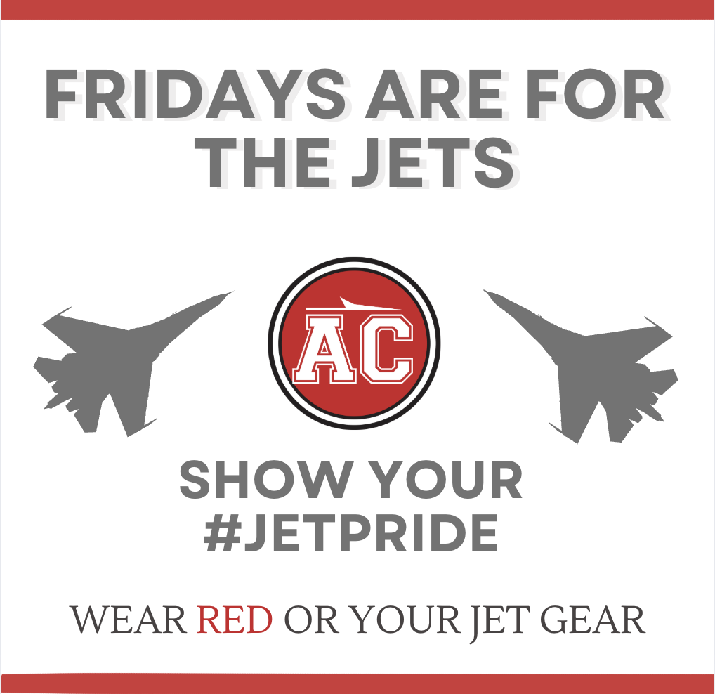 WEAR RED OR JET APPAREL