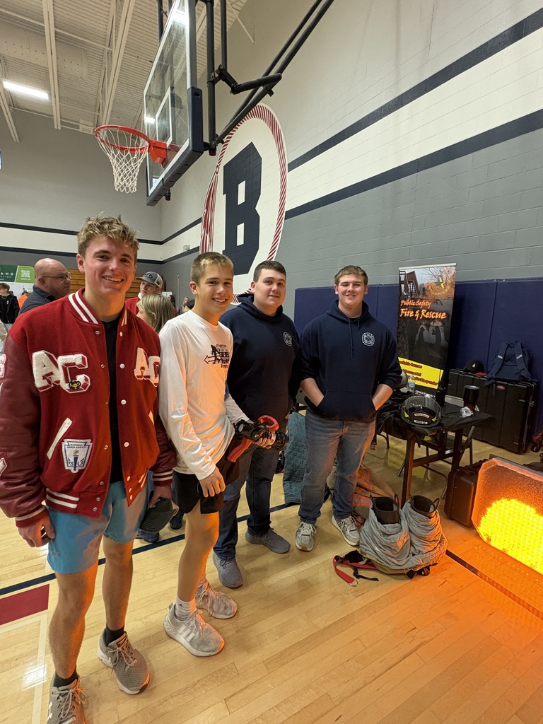 Seniors at Career Fair