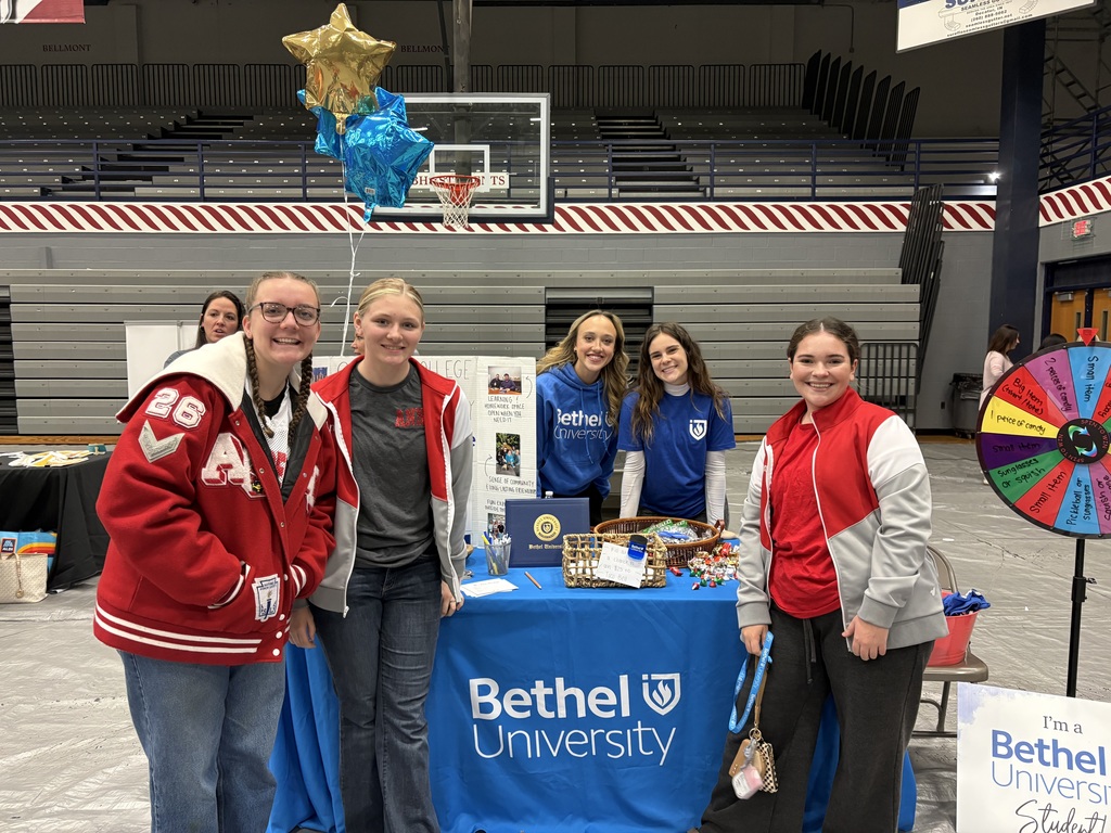 Seniors at Career Fair