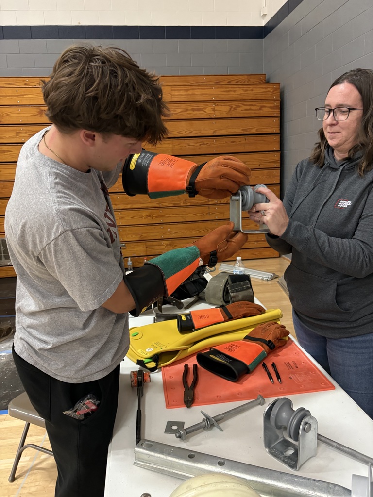 Seniors at Career Fair