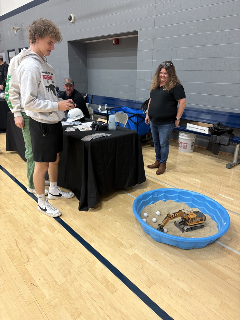 Seniors at Career Fair