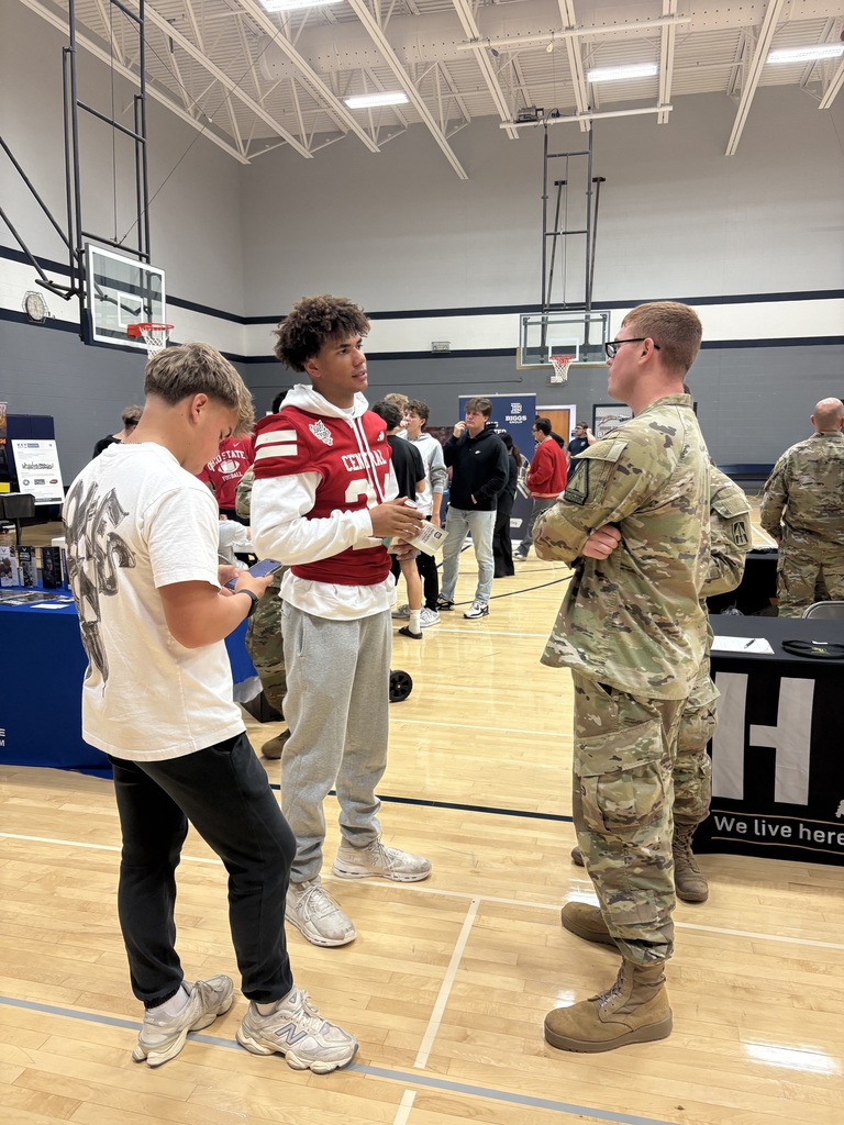 Seniors at Career Fair