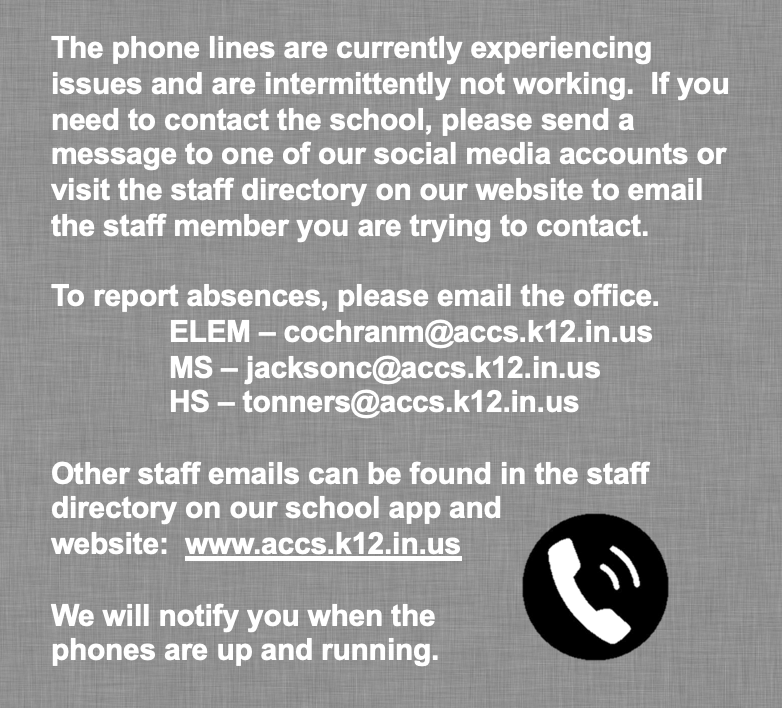 Phone are currently not working intermittently