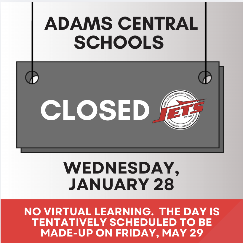 Closed for January 28