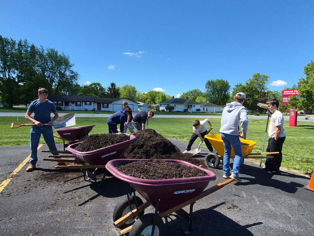 Landscaping for graduation