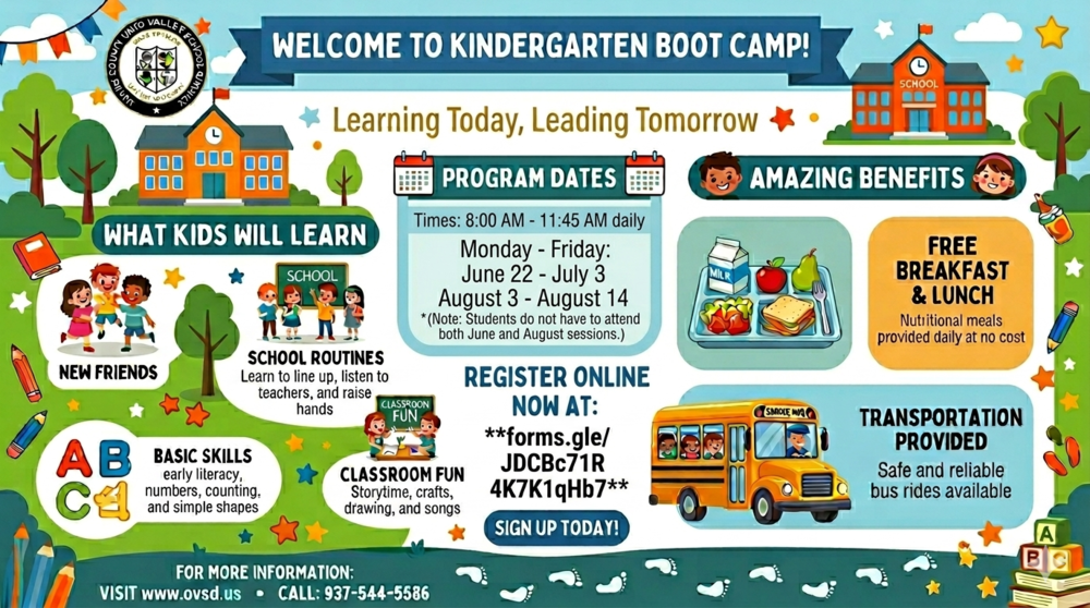 Kindergarten Boot Camp 2026