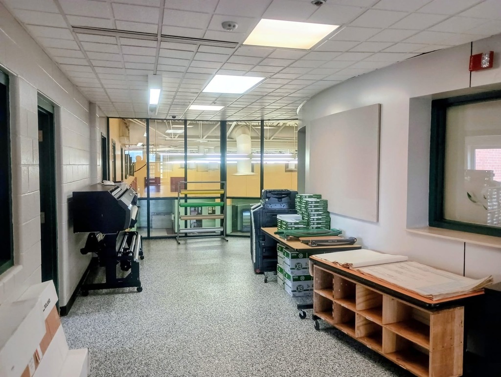 We are excited to announce the new West Union High School Makerspace, The FORGE.  Staff and Administration have been hard at work all summer putting together this amazing space for our students. Students will think like an engineer while learning how to use and have access to 3D printers, large format printers, vinyl and laser cutters, a mini woodshop, sewing and embroidery machines, button makers, heat presses, circuitry, robotics as well as several types of hand tools and crafting supplies.   The FORGE will give the students an opportunity to let their creativity shine while learning the concepts of the Engineering Design Process through secondary STEAM curriculum.  Come join us and take a look for yourself at back-to-school night, August 12th from 3:00 to 6:00 p.m. We look forward to seeing you there!
