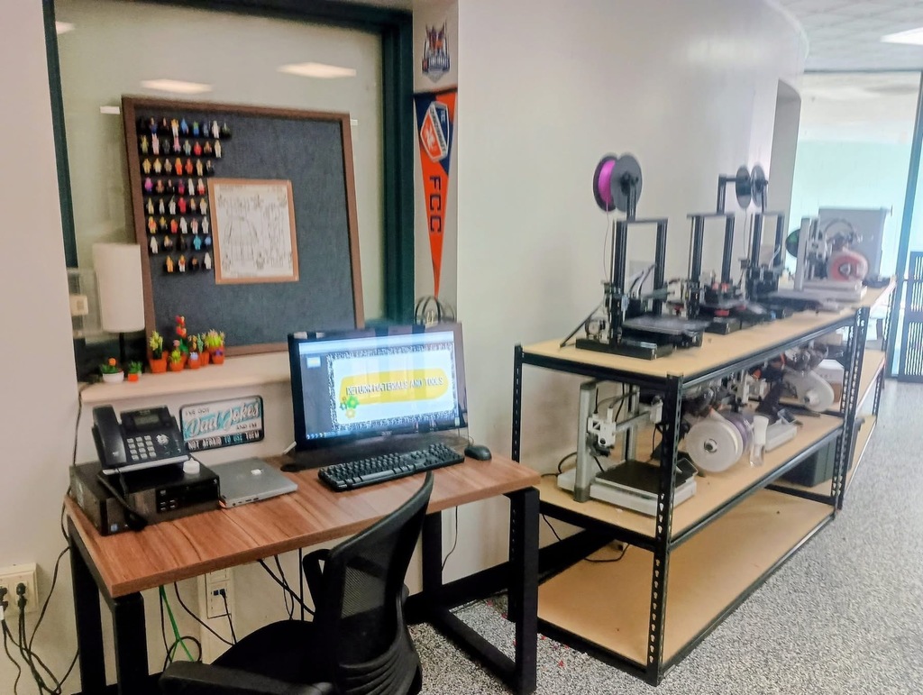 We are excited to announce the new West Union High School Makerspace, The FORGE.  Staff and Administration have been hard at work all summer putting together this amazing space for our students. Students will think like an engineer while learning how to use and have access to 3D printers, large format printers, vinyl and laser cutters, a mini woodshop, sewing and embroidery machines, button makers, heat presses, circuitry, robotics as well as several types of hand tools and crafting supplies.   The FORGE will give the students an opportunity to let their creativity shine while learning the concepts of the Engineering Design Process through secondary STEAM curriculum.  Come join us and take a look for yourself at back-to-school night, August 12th from 3:00 to 6:00 p.m. We look forward to seeing you there!