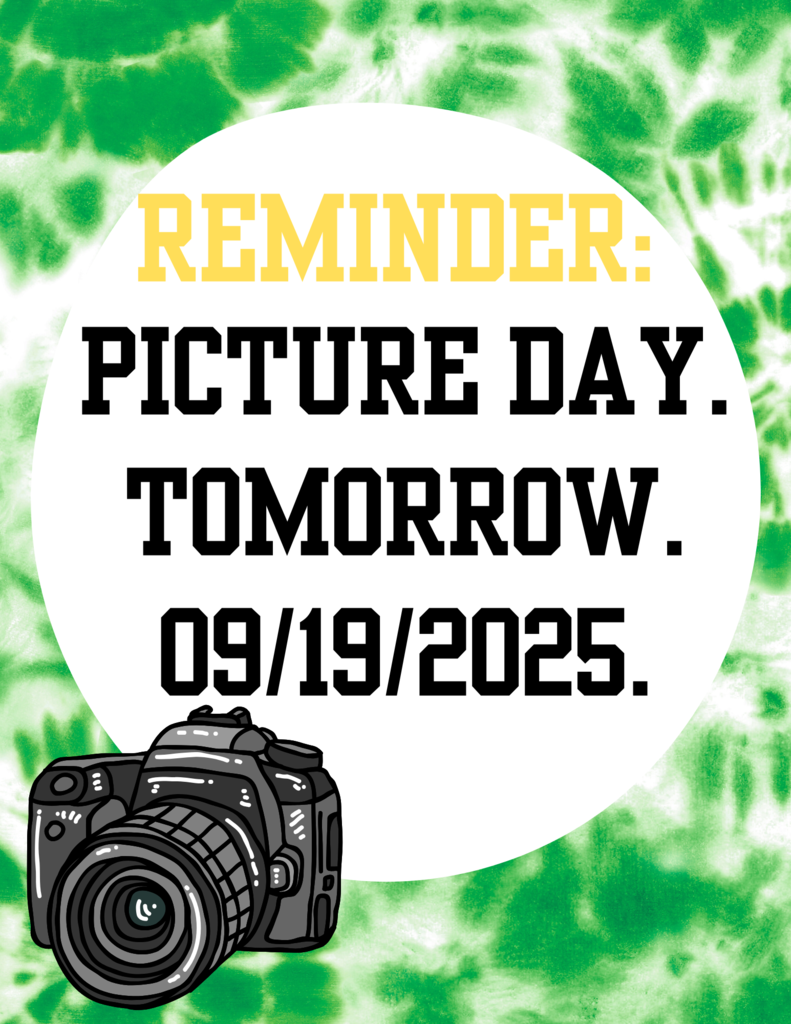 Picture Day Reminder 09/19/2025