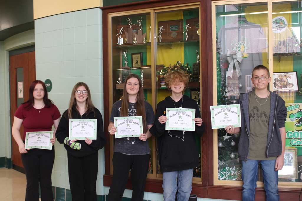 November Students of the Month