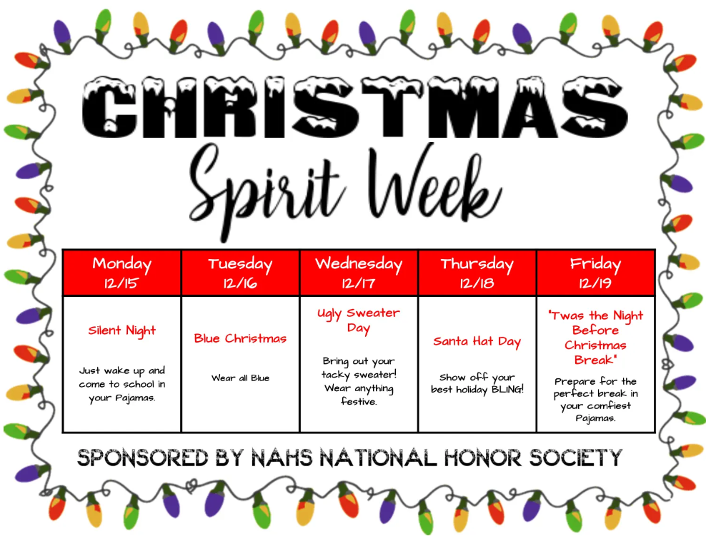 NAHS Christmas Spirit Week